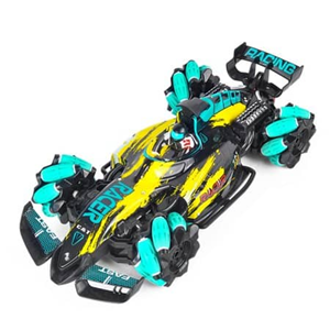 ماشین کنترلی RC مدل F1 طرح دودزا زرد remote control RC car model F1 shot 1:20 -اسباب بازی